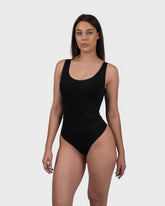 Scoop Neck Bodysuit - Black